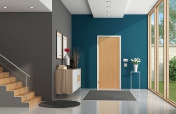 Двери складные, светлый дуб, 90 см.