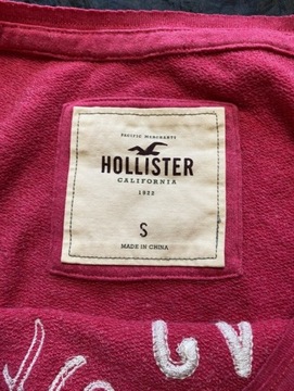 HOLLISTER oryginalna Różowa Bluza Abercrombie/ S