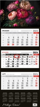 НАСТЕННЫЙ КАЛЕНДАРЬ НА 2024 ГОДА, четырехчастный, АНТИКВАРНАЯ КАРТА ПРЕМИУМ-ПРЕМИУМ, ВЫПУКЛАЯ ГОЛОВКА