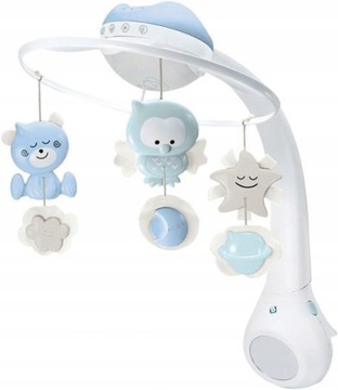 Мобильный проектор для кроватки B-kids 3в1 (синий)