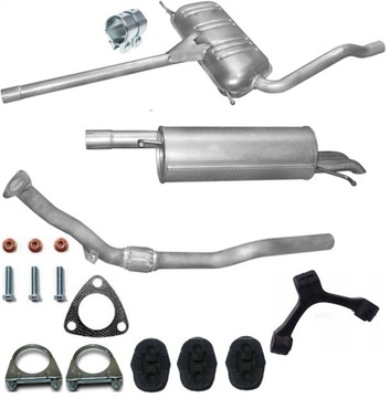 VW PASSAT B5 1.8 2.0 1996-2005 TŁUMIK KOMPLET