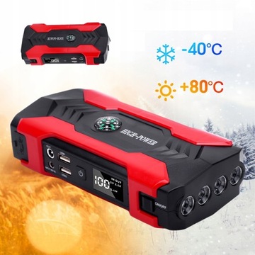 JUMP STARTER BOOSTER 28000mah SAMOCHODU ROZRUCH AWARYJNY POWERBANK 800A 12V