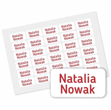 NAKLEJKI NA UBRANIE IMIENNIKI