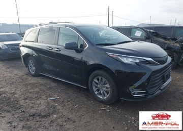 Toyota Sienna III 2022 Toyota Sienna 2022r., Xle, 2.5L, od ubezpieczalni 2.5 Hybryda 192KM