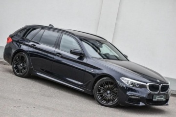 BMW Seria 5 G30-G31 Touring 520d 190KM 2019 BMW Seria 5 BMW 520D 190KM M-SPORT ALU19 LED Alkantara Virtual Gwarancja 1, zdjęcie 1