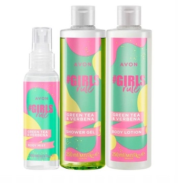 Набор косметики Avon #Girls Rule для подростков Gel Balm Mist