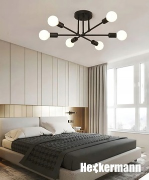 ПОДВЕСНОЙ ПОТОЛОЧНЫЙ СВЕТИЛЬНИК LOFT 6x СВЕТОДИОДНЫЕ ШАРИКИ + ЛАМПОЧКИ