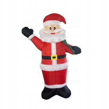 Nadmuchiwane Mikołaja 180 cm Santa