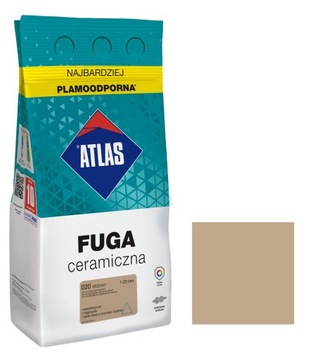 ATLAS FUGA CERAMICZNA 1-20MM 020 BEŻOWY 5KG