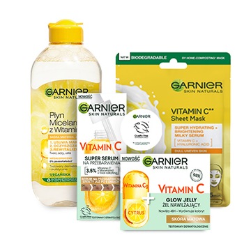 Сыворотка для лица Garnier от пигментных пятен с витамином С и ниацинамидом.