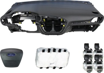 DESKA KONSOLA AIRBAG PASY FORD FIESTA MK8