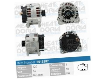 ALTERNÁTOR 14V 120A DO VW POLO IV 1.4 1.9 SDI