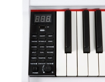 Pianino cyfrowe MusicMate MM-P40-W ClassicTouch białe
