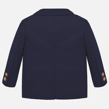 1453 29 Льняной жакет Mayoral темно-синий r 92