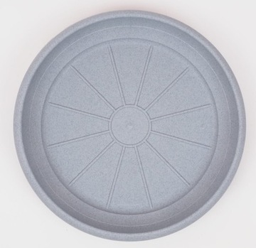 Podstawka pod doniczkę Scheurich Linda szary kamień 20 Granite Grey