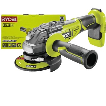 RYOBI R18AG7-0 АККУМУЛЯТОРНАЯ УГЛОВАЯ ШЛИФОВАЛЬНАЯ МАШИНА БЕСЩЕТОЧНАЯ SOLO 18В 125ММ