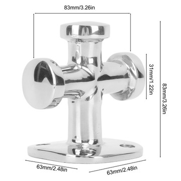 ЗАЖИМ ФЛАГА ИЗ НЕРЖАВЕЮЩЕЙ ДЛЯ ЛОДКИ/ЯХТЫ