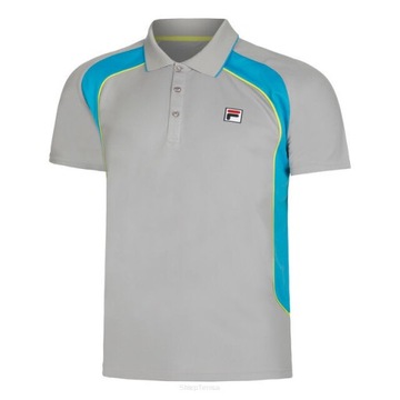 Tenisové tričko Fila Polo Harrison sivé r.L