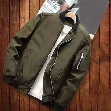 New 2023 Jacket Men Fashion Casual Slim Mens Jacke