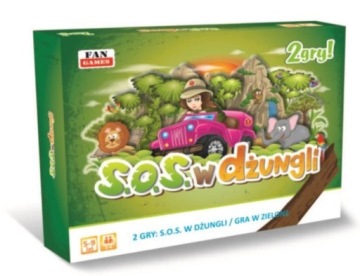 SOS В ДЖУНГЛЯХ НАСТОЛЬНАЯ ИГРА НАБОР ИЗ 2 ИГР