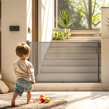 БЕСШУМНЫЕ, ПРОЧНЫЕ, выдвижные ворота безопасности Guardian 1.8 Серый