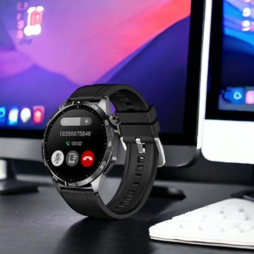 SMARTWATCH МУЖСКИЕ ЧАСЫ TALKS СПОРТ ЗДОРОВЬЕ ПОЛЬСКОЕ МЕНЮ SMART WATCH