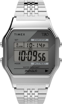 ZEGAREK TIMEX RETRO STYLE T80 TW2R79300 INDIGLO