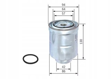 BOSCH F 026 402 830 FILTR PALIVA