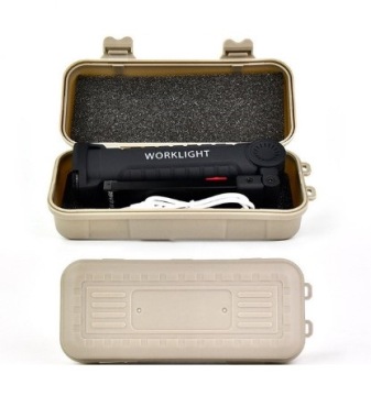 DUŻA LAMPA LATARKA WARSZTATOWA LED COB MAGNES USB