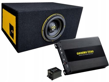 Ground Zero GZRW 6XSPL-Bass subwoofer wzmak kable