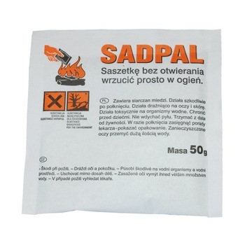 SADPAL KATALIZATOR DO SPALANIA SADZY SASZETKA 50G