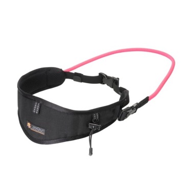 Pas do biegania JoQu Canicross Belt Black Pink S/M