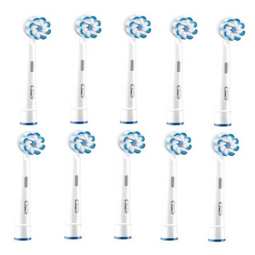 10x KOŃCÓWKI DO SZCZOTECZKI DO ZĘBÓW ORAL-B SENSI ULTRATHIN ORYGINALNE
