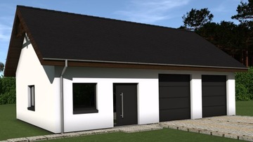 PROJEKT BUDYNKU GOSPODARCZEGO H016