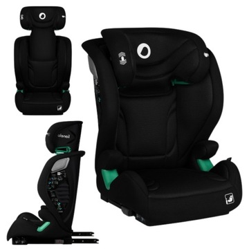 Fotelik Samochodowy Podstawka dla Dziecka Black Czarna 100-150cm ABIKO