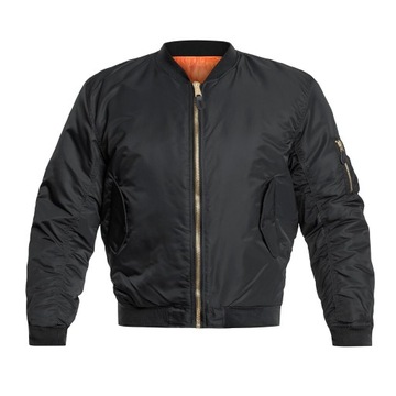 Kurtka Pilotka Wojskowa Flek Flyers MFH MA-1 US Flight Jacket - Czarna 3XL