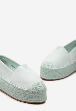 Born2Be Zielone Espadryle damskie 36 Ekozamsz