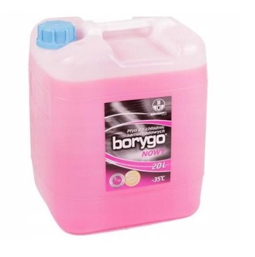 PŁYN DO CHŁODNIC BORYGO NOWY CZERWONY 20L