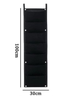 Вертикальная садовая сумка с 7 карманами, подвесная подставка для цветов Vol