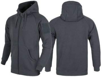 Свитшот с капюшоном на молнии Helikon Urban Tactical Hoodie Lite, серый, размер 3XL