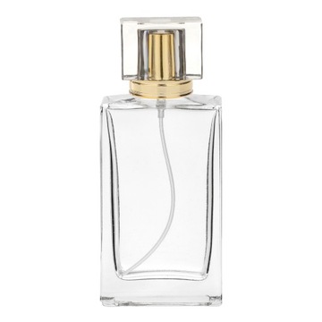 BUTELKA SZKLANA OZDOBNA NA PERFUMY ATOMIZER ALUMINIUM - 100 ML!