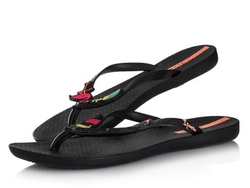 Klapki, japonki damskie Ipanema 20780 BLACK/BLACK