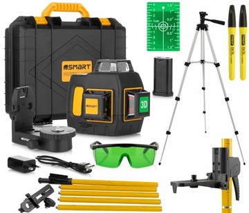 SMART365 LASER ZIELONY 360° 40M + MARKERY STANLEY