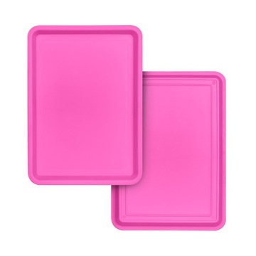 КУХОННЫЙ ПОДДОН УНИВЕРСАЛЬНЫЙ ПОДДОН 25x18 СМ РОЗОВЫЙ ПОЛКА ДЛЯ ЕДЫ