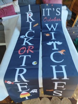 Дверные баннеры на Хэллоуин, 2 штуки для подвешивания