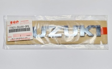 ZNAK LOGO NÁPIS SUZUKI 77821-58J00-0PG