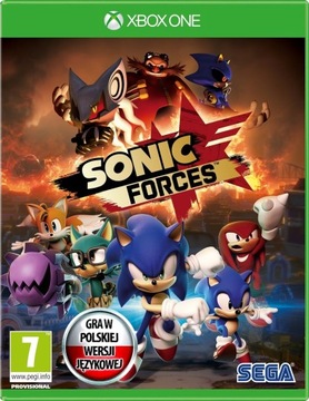 SONIC FORCES - Polska wersja - XBOX ONE / SERIES X - Płyta