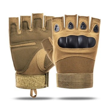 Half Finger Bike Motorbike Riding Gloves Alloy Baseball Batting Gloves Hunt