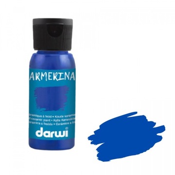 FARBA DO CERAMIKI PORCELANY SZKŁA 50ml NIEBIESKA