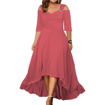Women Solid Color Dresses Sexy Off Shoulder Dress